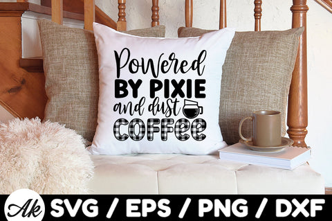 Powered by pixie and dust coffee svg SVG akazaddesign 