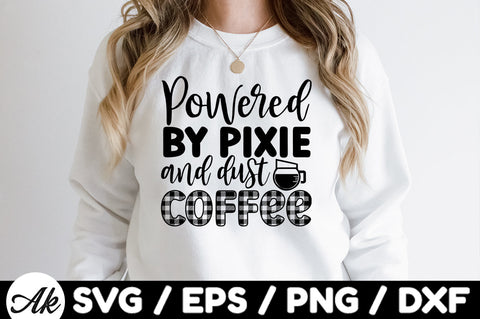 Powered by pixie and dust coffee svg SVG akazaddesign 
