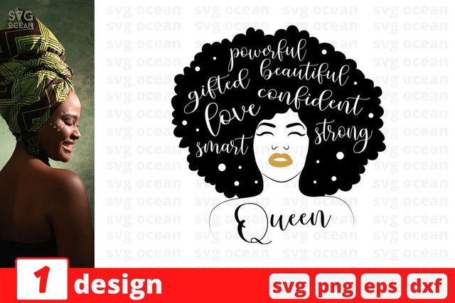 Powerful gifted beautiful confident SVG Cut File SVG SvgOcean 