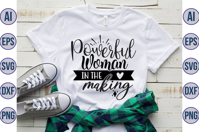 Powerful woman in the making svg SVG orpitasn 