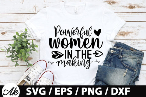 Powerful women in the making SVG SVG akazaddesign 