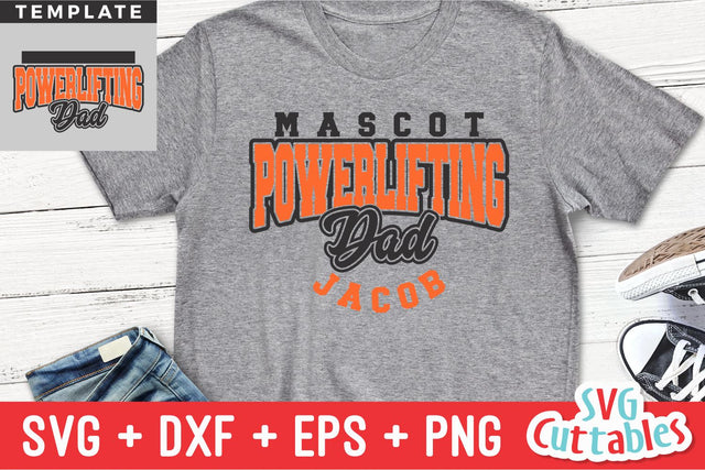 Powerlifting svg - Powerlifting Dad Template 002 - svg - dxf - eps - png - Cut File - Silhouette - Cricut - Digital Download SVG Svg Cuttables 