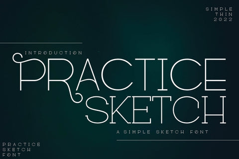 Practice Sketch Font JH-CreativeFont 