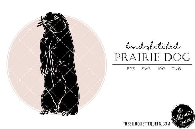 Prairie Dog Sketch Vector SVG Loveleen Kaur 