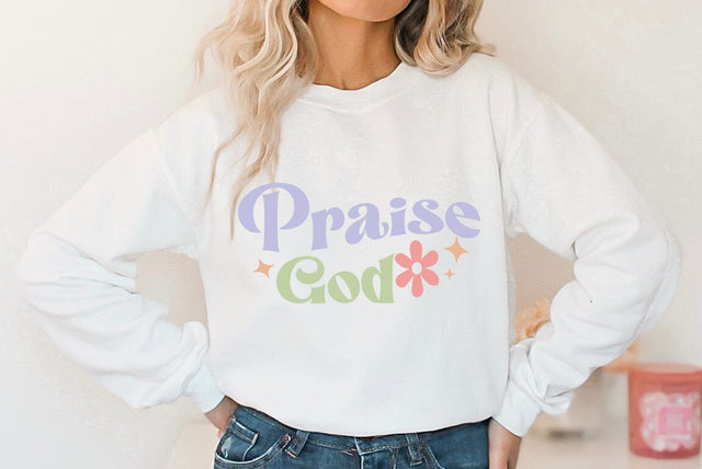 Praise God, Christian Quote SVG SVG FiveStarCrafting 