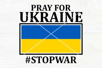 Pray for Ukraine SVG | Ukraine flag svg cut file SVG TonisArtStudio 