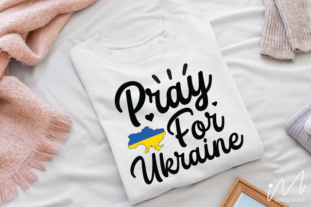 pray for Ukraine svg, Ukraine svg, Ukraine t shirt svg, SVG Isabella Machell 