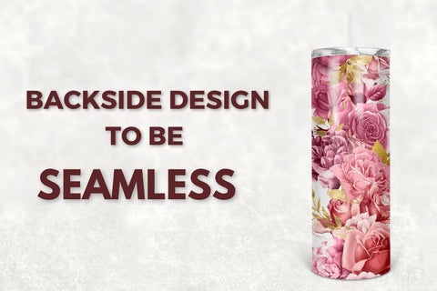 Pray on it Pray over it Pray Through it 20oz Skinny Tumbler Sublimation Design, Floral Christian Tumbler Design for Straight/Tapered - PNG Sublimation TumblersByPhill 