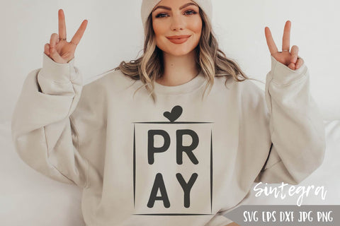Pray SVG File, Religious SVG Free For Commercial Use SVG Sintegra 