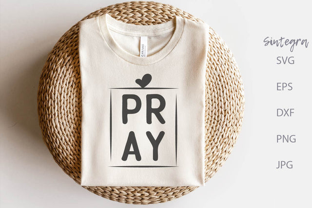 Pray SVG File, Religious SVG Free For Commercial Use SVG Sintegra 