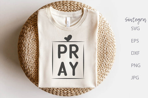 Pray SVG File, Religious SVG Free For Commercial Use SVG Sintegra 