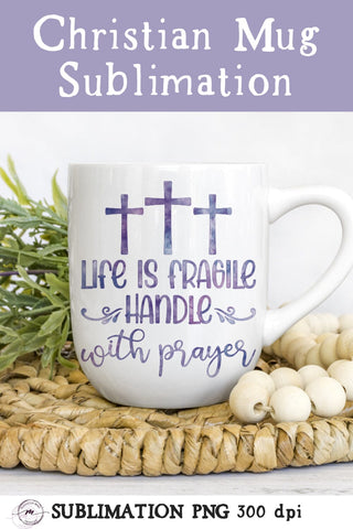 Prayer PNG - Christian Mug Sublimation Design Sublimation Madison Mae Designs 