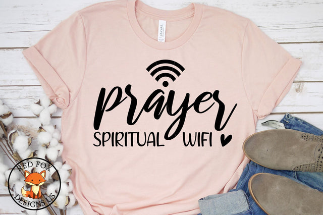Prayer Spiritual Wifi SVG | Scripture SVG PNG DXF SVG RedFoxDesignsUS 