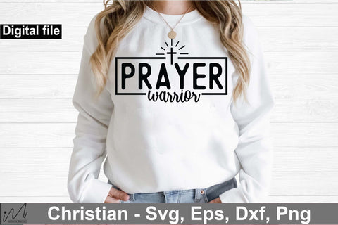 prayer warrior svg, Christian t shirt svg SVG Isabella Machell 