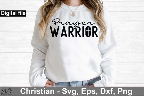 prayer warrior svg, Christian t shirt svg SVG Isabella Machell 