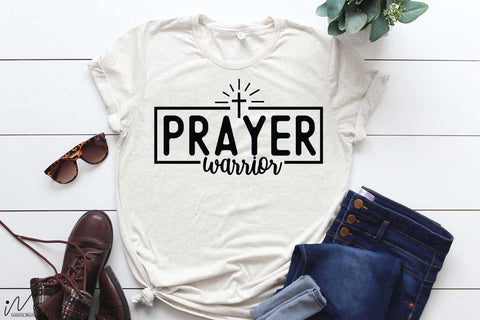 prayer warrior svg, Christian t shirt svg SVG Isabella Machell 