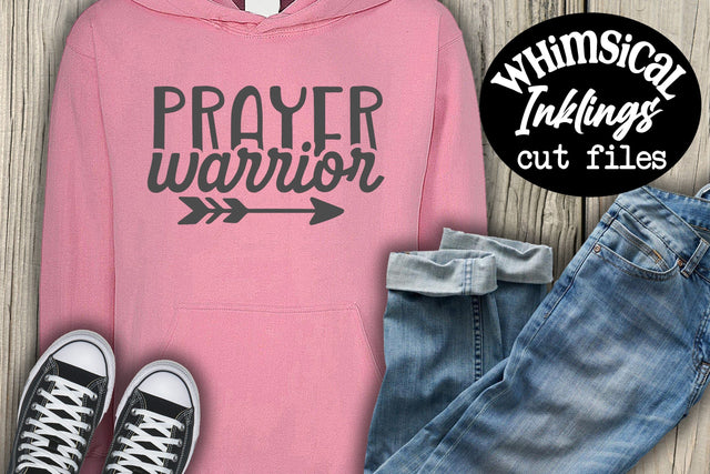 Prayer Warrior SVG SVG Whimsical Inklings 