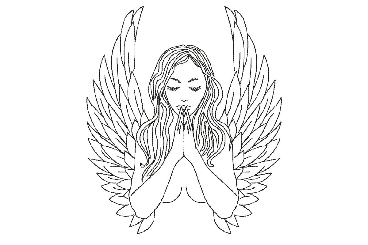angel praying designs