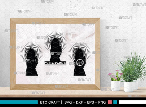 Praying Hand Monogram, Praying Hand Silhouette, Praying Hand SVG, Praying Svg, Prayer Svg, Christian Svg, SB00395 SVG ETC Craft 