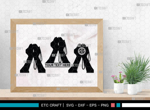 Praying Hand Monogram, Praying Hand Silhouette, Praying Hand SVG, Praying Svg, Prayer Svg, Christian Svg, SB00395 SVG ETC Craft 