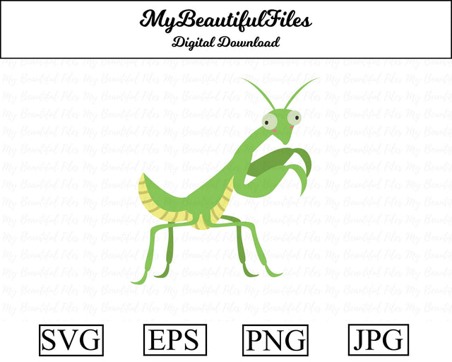 praying mantis - insect SVG MyBeautifulFiles 