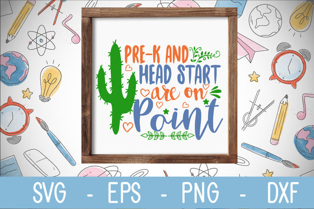 pre-k and heart start are on point SVG cut file SVG Svgcraft 