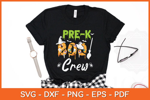 Pre-K Boo Crew Teacher Funny Halloween Svg Design SVG artprintfile 