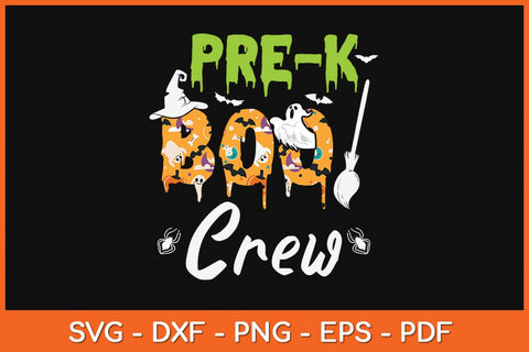 Pre-K Boo Crew Teacher Funny Halloween Svg Design SVG artprintfile 