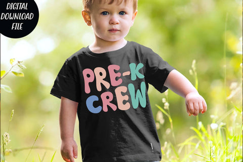 Pre-k crew svg, Pre-k t shirt svg, Pre-k teacher t shirt svg,Pre-k group shirt, Teacher t shirt, School svg, Back to school svg, cut files SVG Isabella Machell 