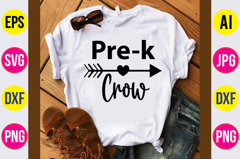 Pre-k Crow svg SVG orpitasn 