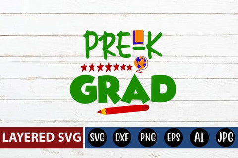 Pre-k Grad Svg Cut File SVG Blessedprint 