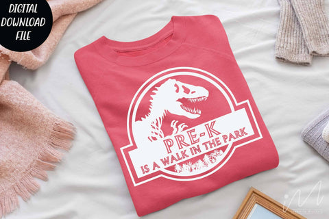 Pre-k is a walk in the park svg, Pre-k teacher cricut, first day of school svg, teacher t shirt svg SVG Isabella Machell 