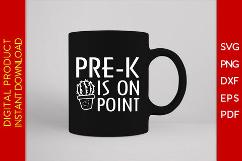 Pre-k Is On Point Back To School SVG PNG PDF Cut File SVG Creativedesigntee 