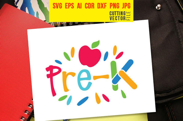 Pre - K- Preschool SVG SVG VectorSVGdesign 