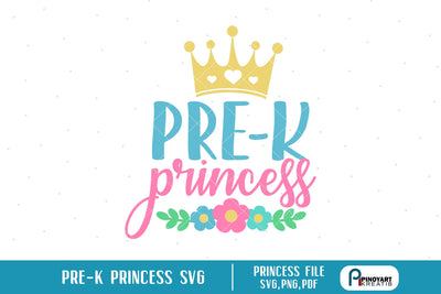 Pre-k Princess Svg SVG Pinoyart Kreatib 