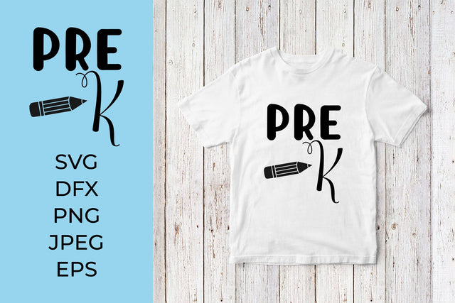 Pre-K SVG. 1st Day of School Shirt Design. Pre K SVG LaBelezoka 