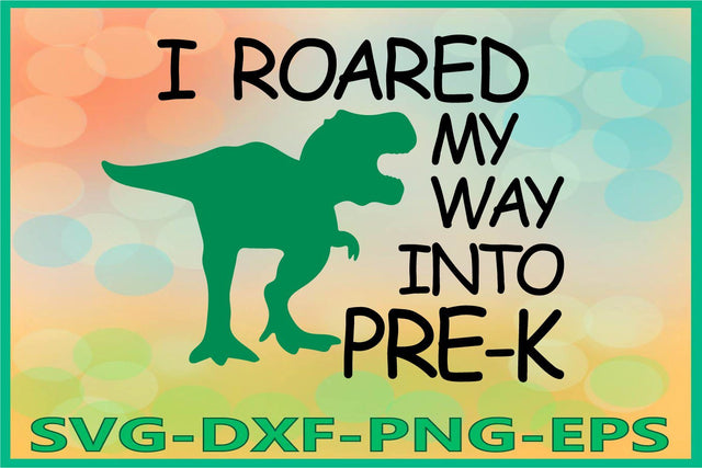Pre-K SVG, Back to school, Dinosaur SVG AlexSVGStudio 