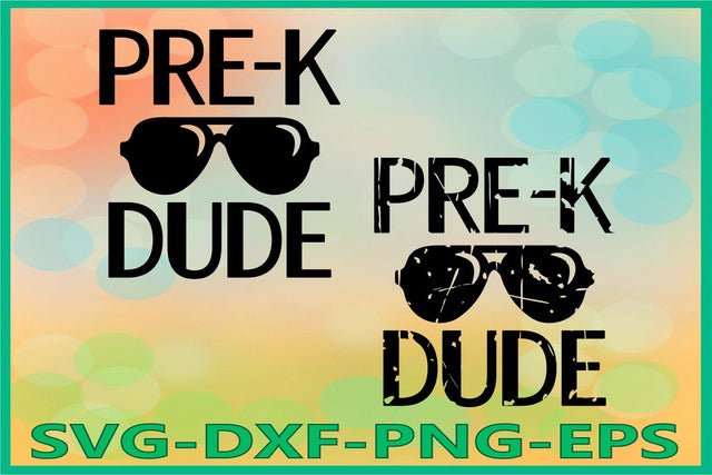 Pre-K SVG, Back to school, Pre-K Dude SVG AlexSVGStudio 