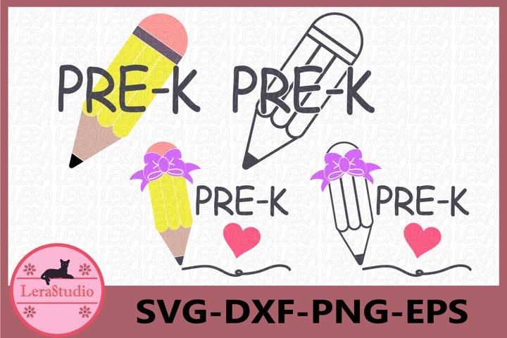 Pre-K SVG - So Fontsy