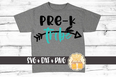 Pre-K Tribe - School SVG PNG DXF Cut File SVG Cheese Toast Digitals 