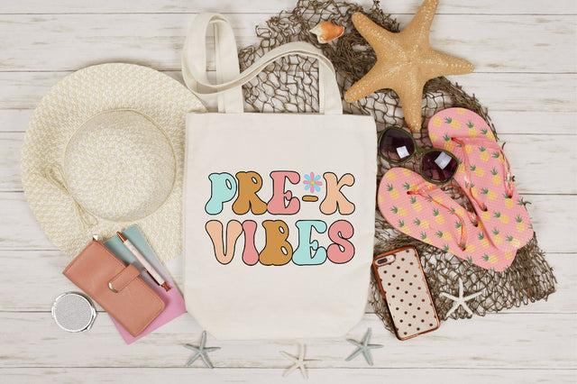 Pre-K Vibes SVG, Retro Preschool Shirt SVG SVGista 