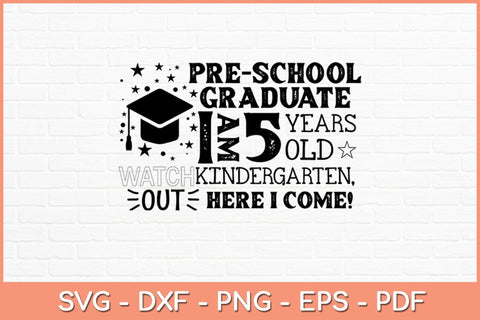 Pre-School Graduation Back To School Svg Design SVG artprintfile 