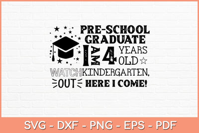 Pre-School Graduation Svg Design SVG artprintfile 