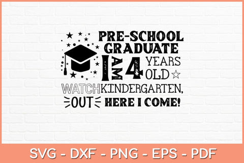 Pre-School Graduation Svg Design SVG artprintfile 