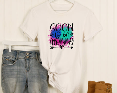 Pregnancy Announcement Sublimation Designs Bundle, 6 Pregnancy Announcement PNG Files, Soon To Be Mommy PNG, My New Name Is Mommy PNG Sublimation HappyDesignStudio 