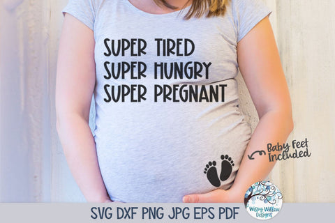 Pregnancy Shirt SVG Bundle SVG Wispy Willow Designs 