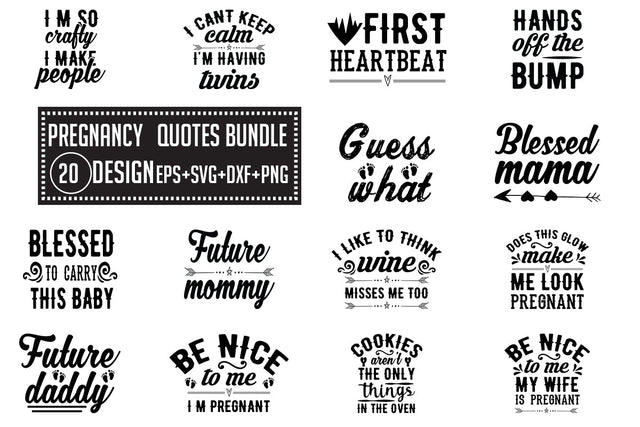 Pregnancy SVG bundle 20 design SVG Nurstore 