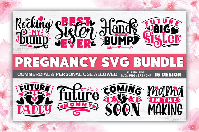 Pregnancy SVG Bundle SVG Ariyan 