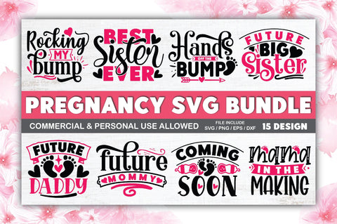 Pregnancy SVG Bundle SVG Ariyan 