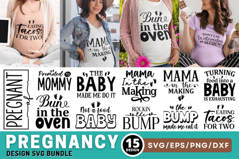 Pregnancy Svg Bundle SVG Regulrcrative 